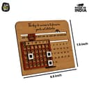 Gift Kya De Wooden Perpetual Calendar with Motivational Quote - Image 2