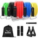 SLOVIC Resistance Tube Set - Up to 45Kg, Exercise Bands for Home Workout - Image 1