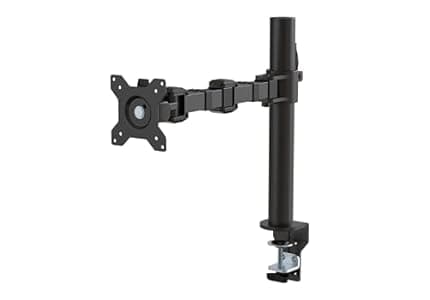 Amazon Basics Monitor Stand - Height Adjustable Steel Arm Mount