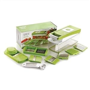Ganesh 14-in-1 Vegetable Chopper, Slicer, and Grater